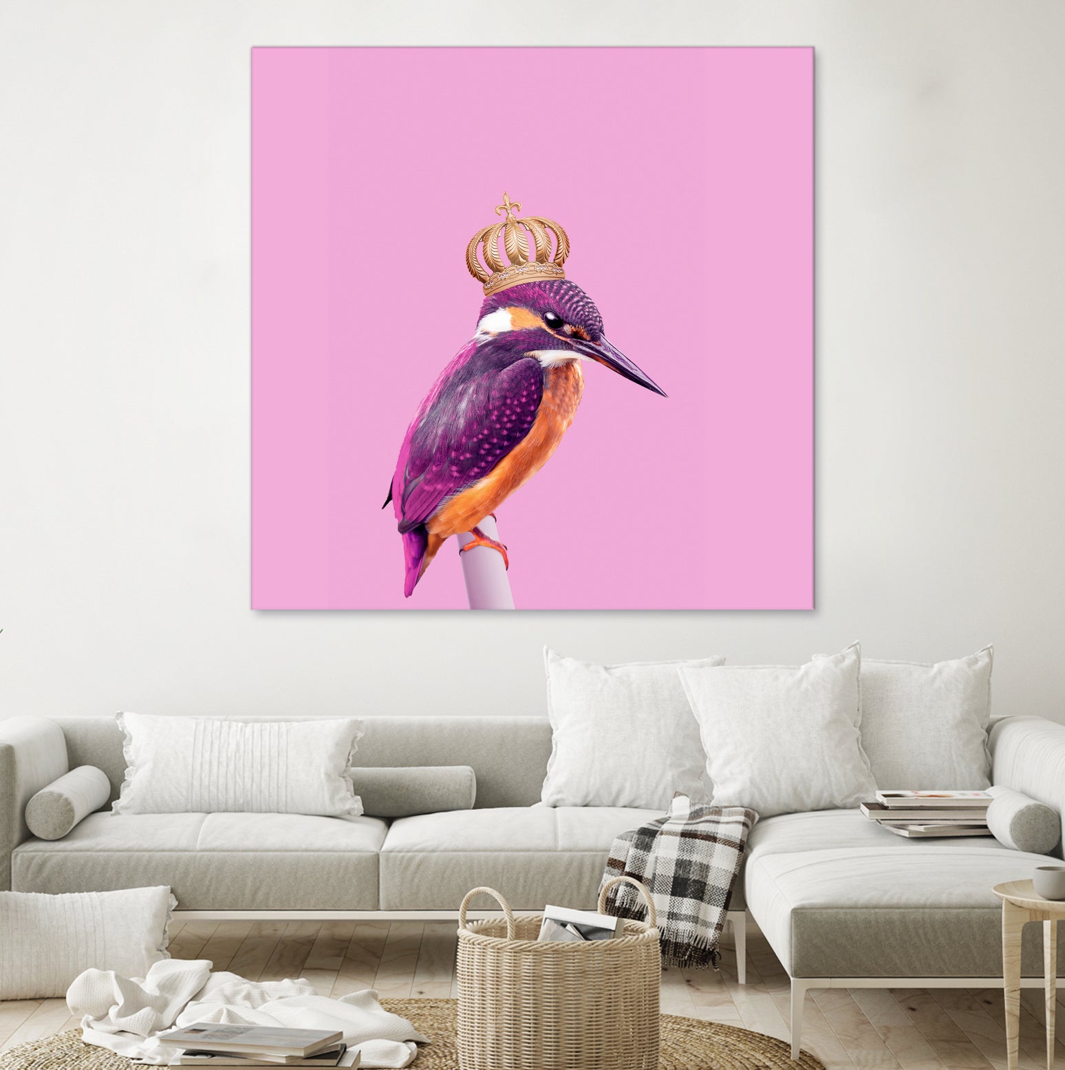 QUEENFISHER by Jonas Loose on GIANT ART - pink photo manipulation