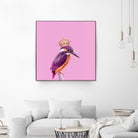 QUEENFISHER by Jonas Loose on GIANT ART - pink photo manipulation