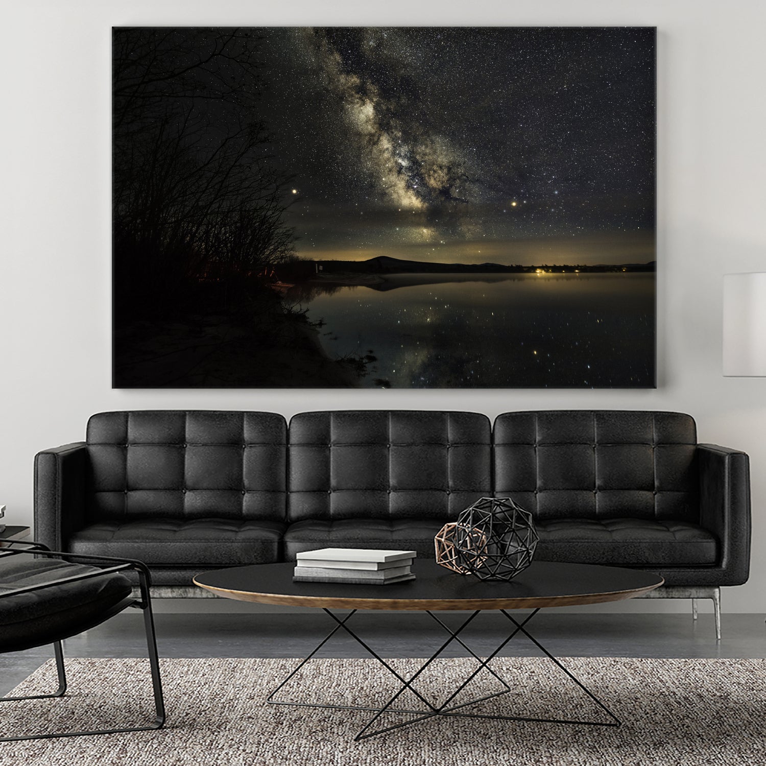 Milky way by Lorenzo Bustillo on GIANT ART - gray photo illustration