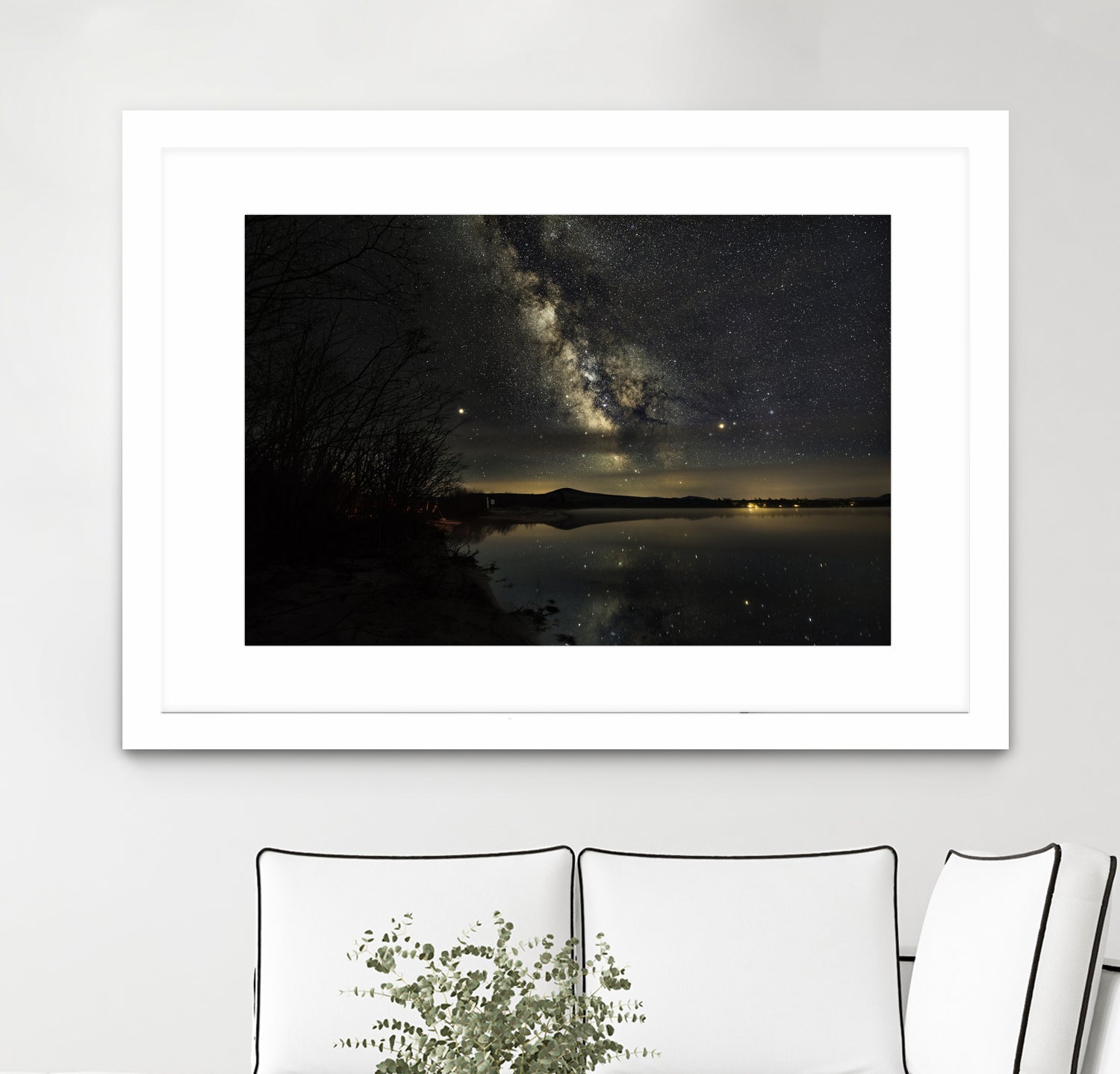 Milky way by Lorenzo Bustillo on GIANT ART - gray photo illustration