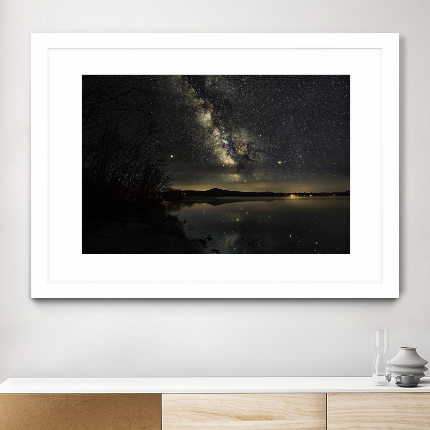 Milky way by Lorenzo Bustillo on GIANT ART - gray photo illustration