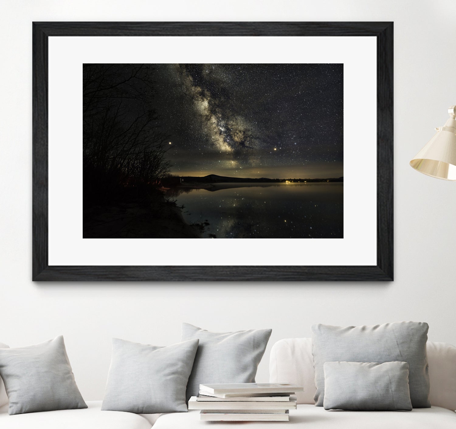 Milky way by Lorenzo Bustillo on GIANT ART - gray photo illustration