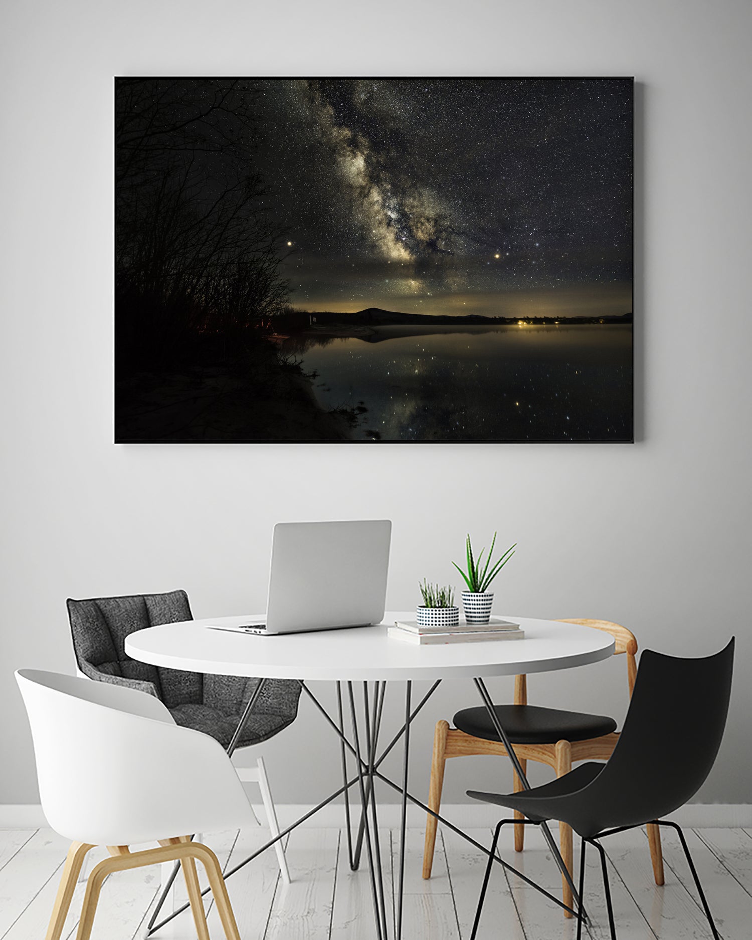 Milky way by Lorenzo Bustillo on GIANT ART - gray photo illustration