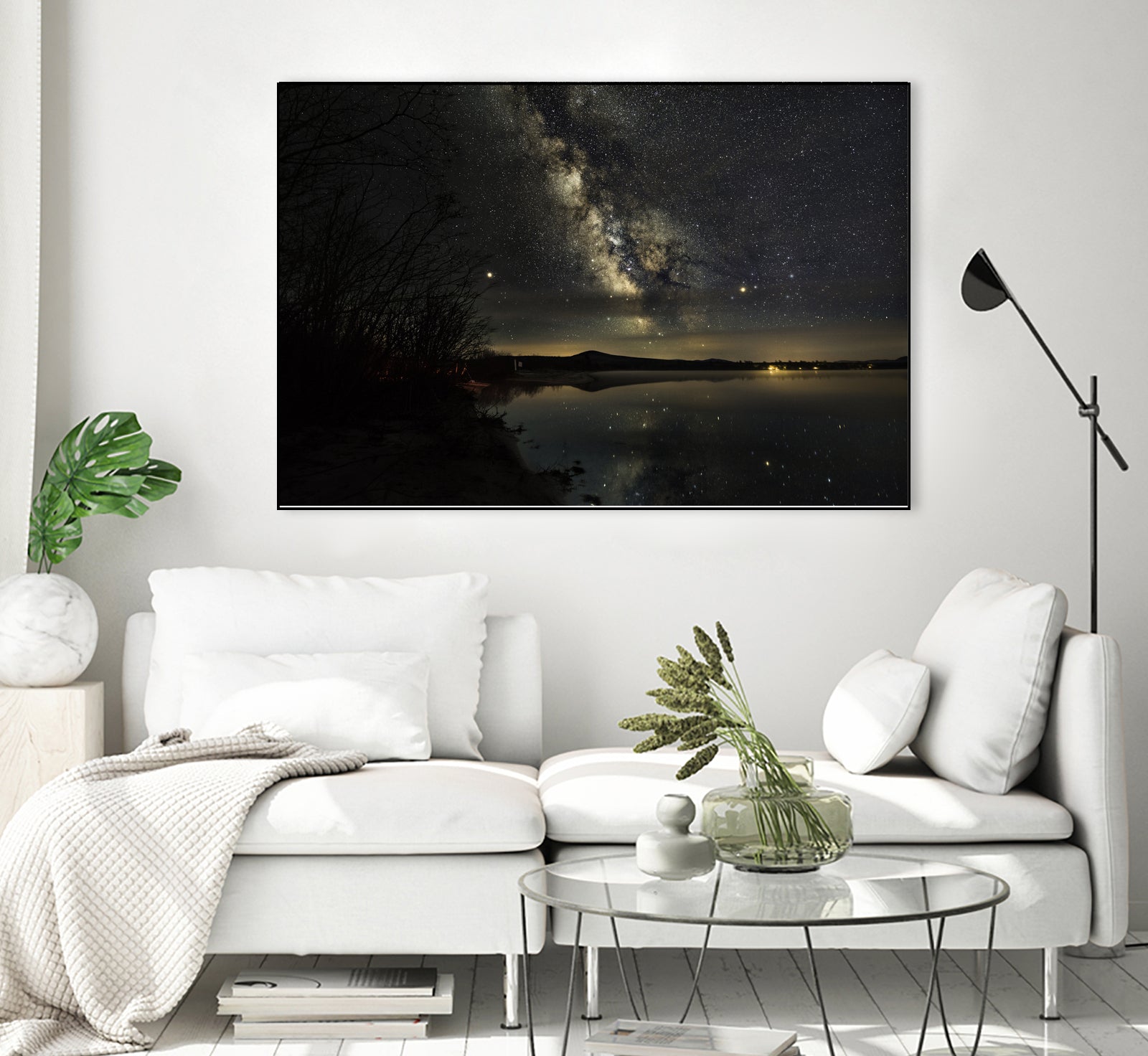 Milky way by Lorenzo Bustillo on GIANT ART - gray photo illustration