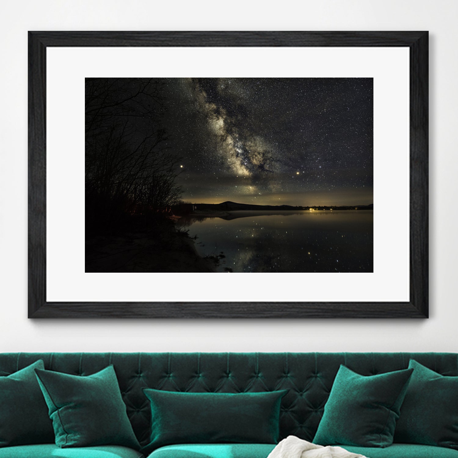 Milky way by Lorenzo Bustillo on GIANT ART - gray photo illustration