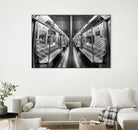 NYC subway N train by Jianfeng Chen on GIANT ART - black photo manipulation