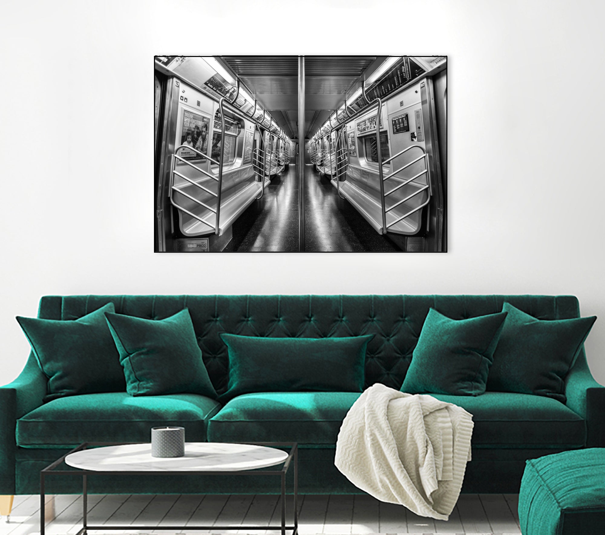 NYC subway N train by Jianfeng Chen on GIANT ART - black photo manipulation