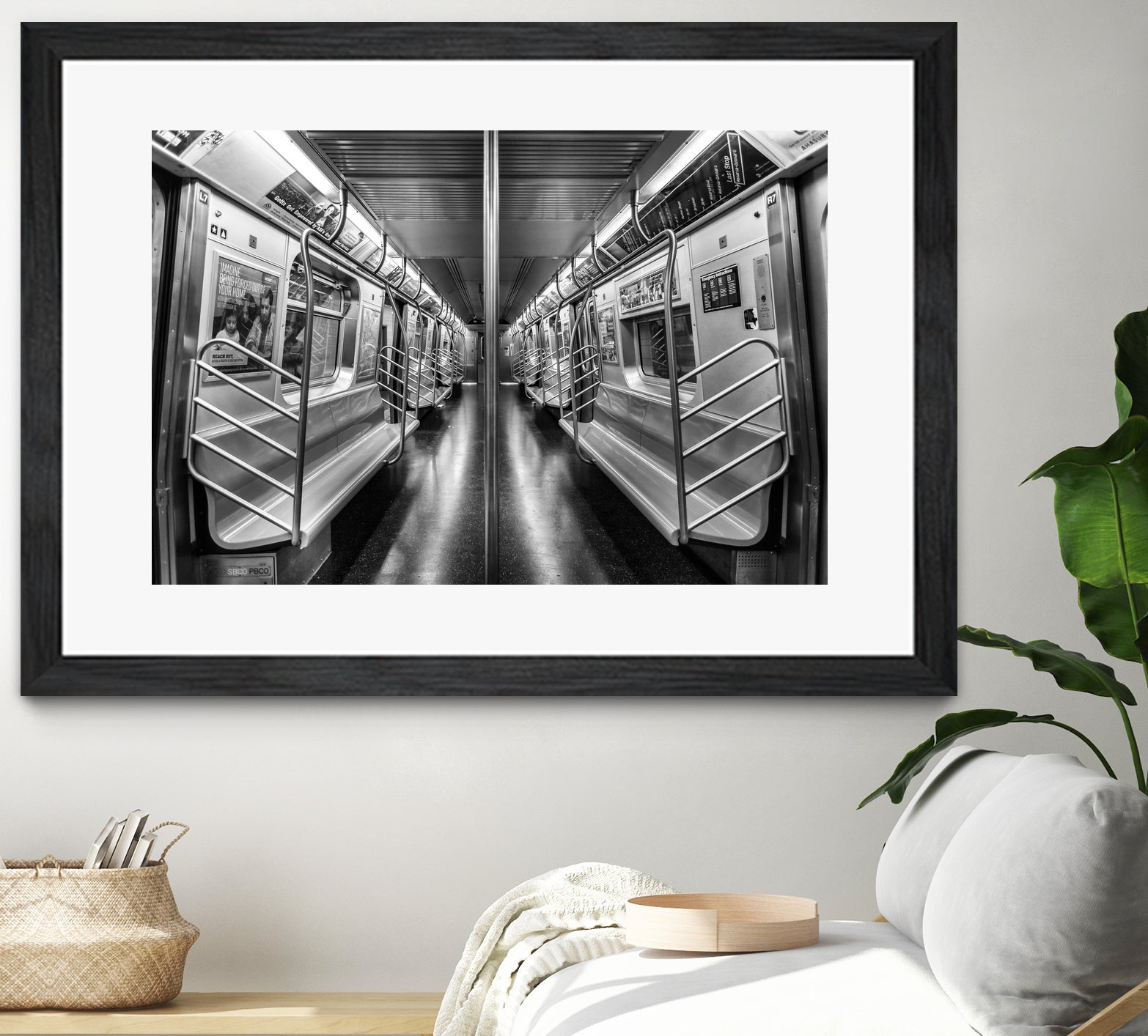 NYC subway N train by Jianfeng Chen on GIANT ART - black photo manipulation