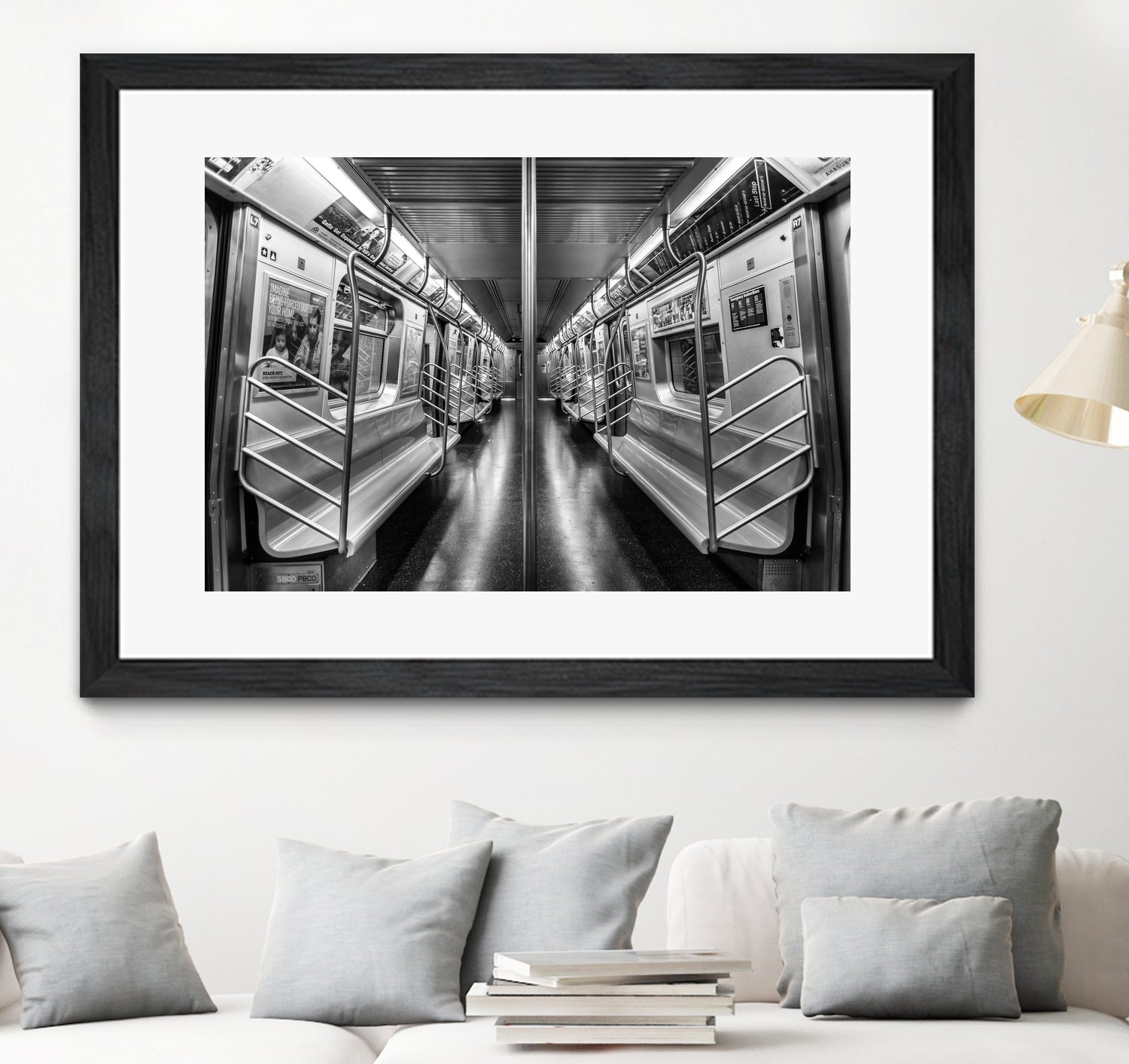 NYC subway N train by Jianfeng Chen on GIANT ART - black photo manipulation