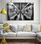 NYC subway N train by Jianfeng Chen on GIANT ART - black photo manipulation