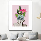 Cactus Lady by dada22 . on GIANT ART - pink photo illustration