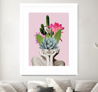 Cactus Lady by dada22 . on GIANT ART - pink photo illustration