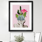 Cactus Lady by dada22 . on GIANT ART - pink photo illustration