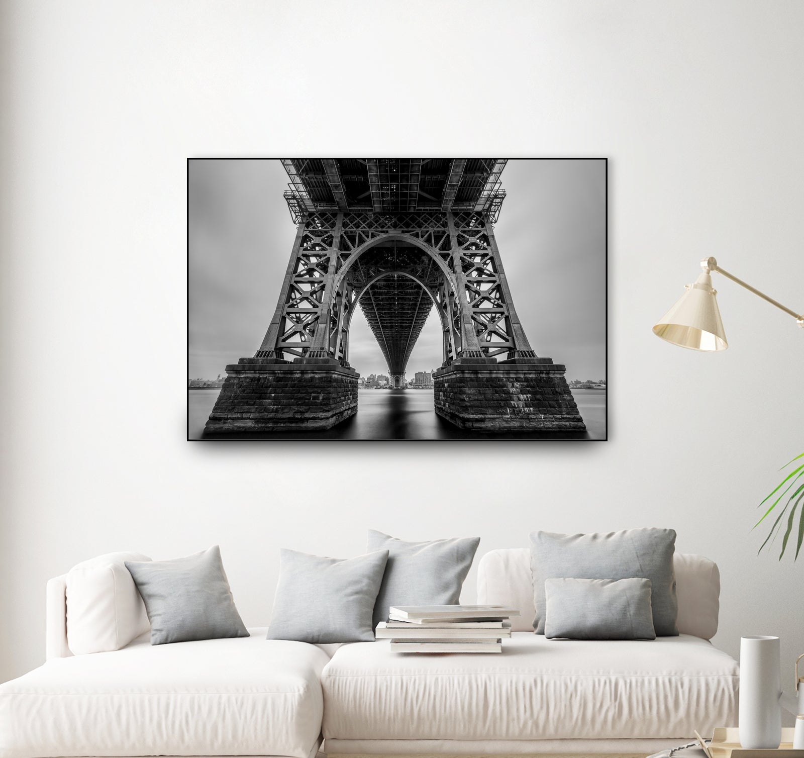 Williamsburg bridge by Jianfeng Chen on GIANT ART - black photo manipulation