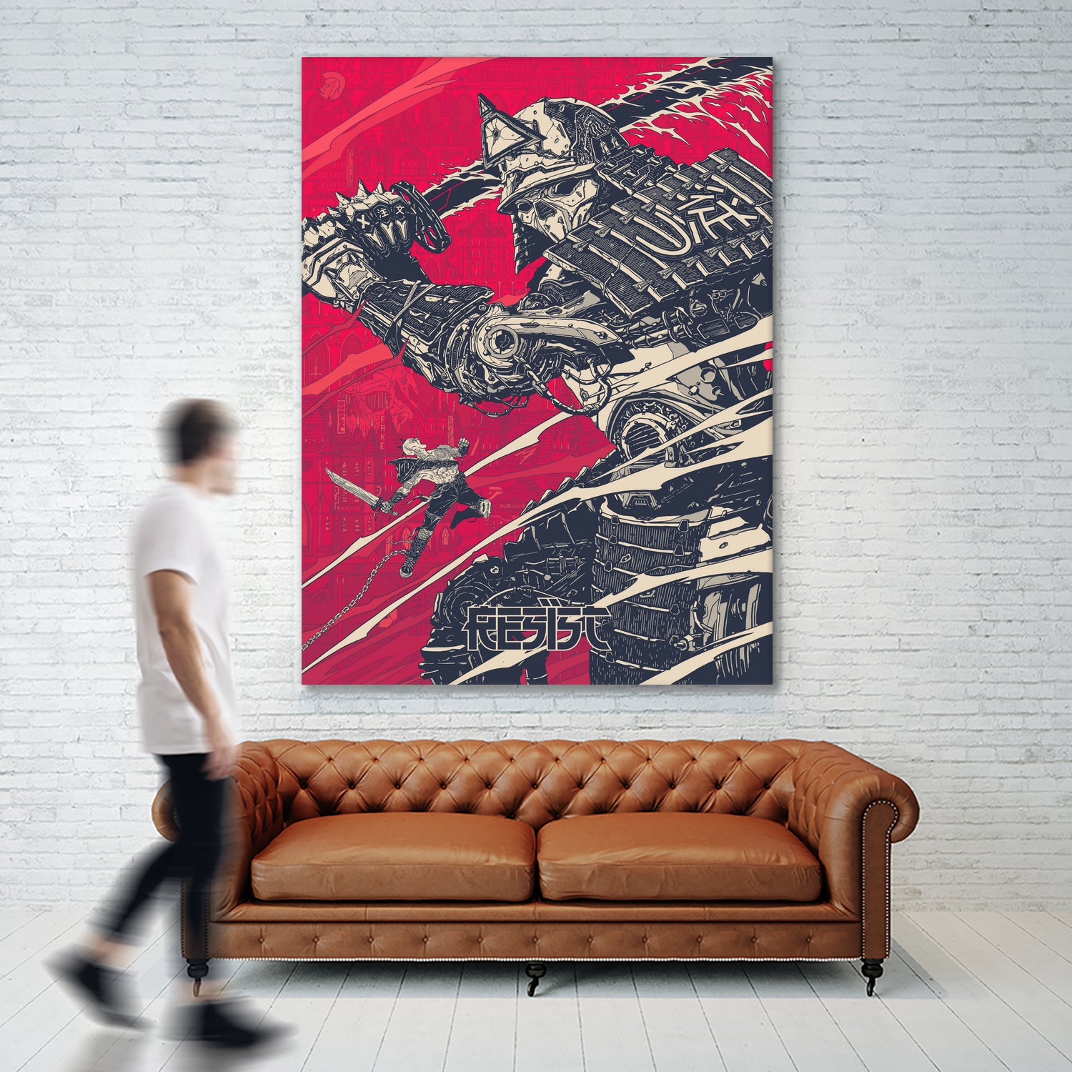 Resistor by Dean Falsify Cook on GIANT ART - red digital painting