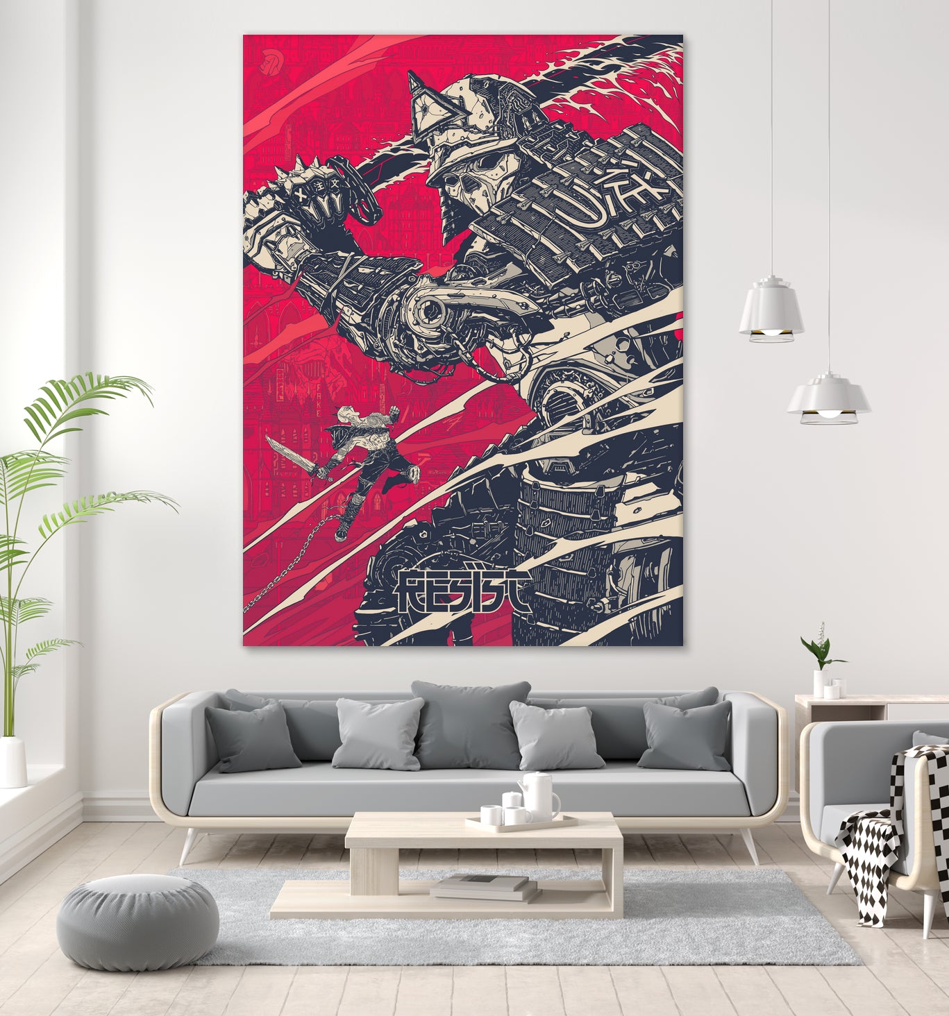 Resistor by Dean Falsify Cook on GIANT ART - red digital painting