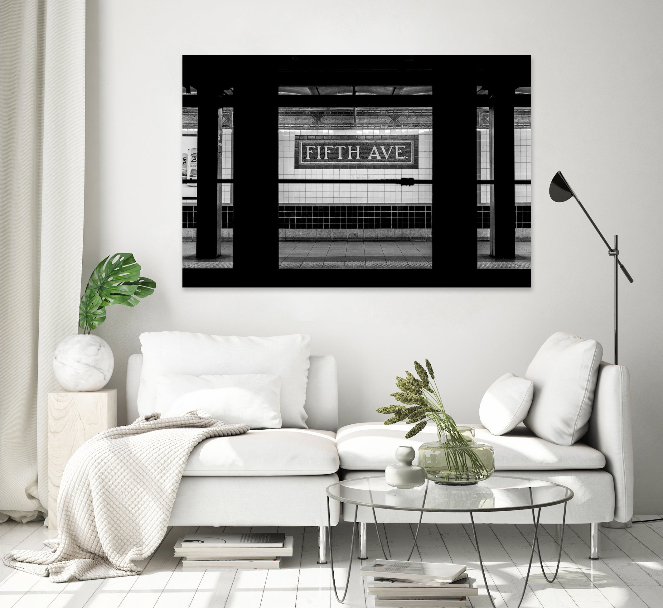 Fifth Ave Subway by Jianfeng Chen on GIANT ART - black photo manipulation