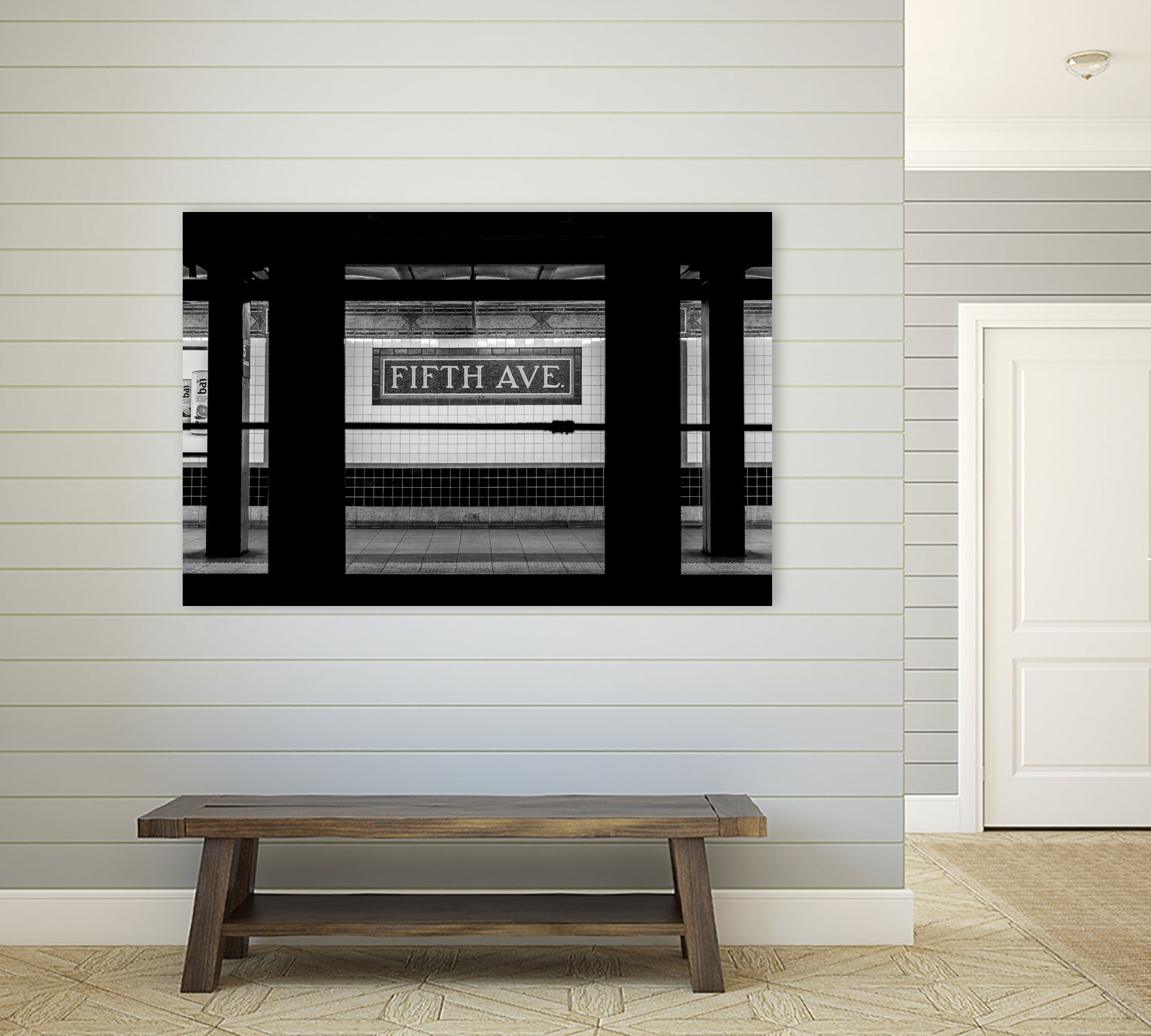 Fifth Ave Subway by Jianfeng Chen on GIANT ART - black photo manipulation