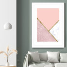 Glitter and marble by Denitsa Tsonkova on GIANT ART - pink digital drawing