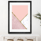 Glitter and marble by Denitsa Tsonkova on GIANT ART - pink digital drawing