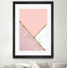 Glitter and marble by Denitsa Tsonkova on GIANT ART - pink digital drawing