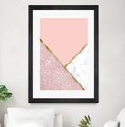 Glitter and marble by Denitsa Tsonkova on GIANT ART - pink digital drawing