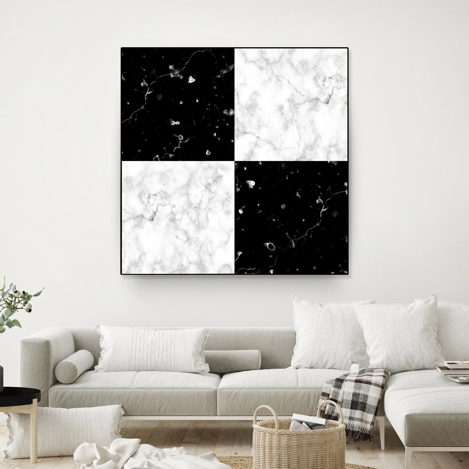 Black and white marble by Denitsa Tsonkova on GIANT ART - black digital drawing