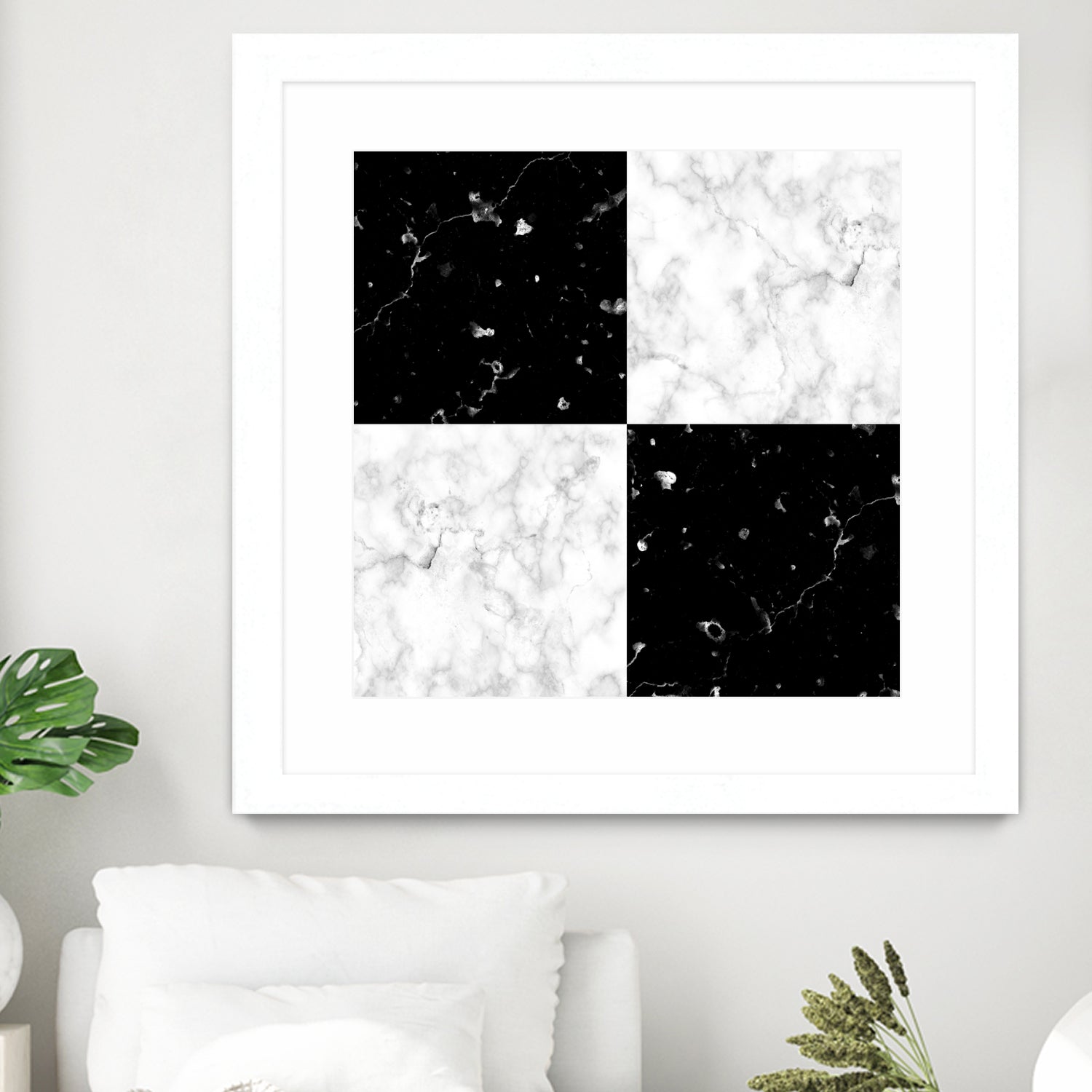 Black and white marble by Denitsa Tsonkova on GIANT ART - black digital drawing