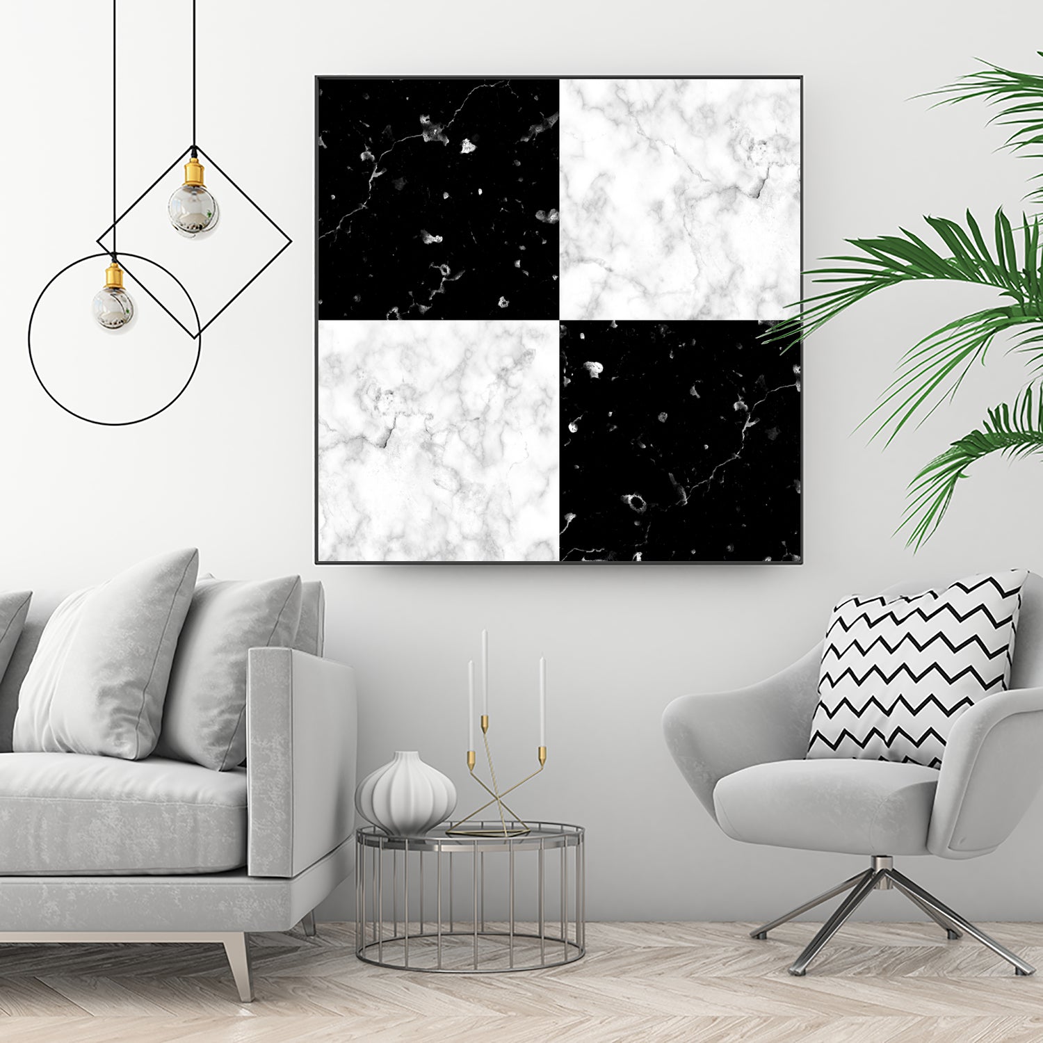 Black and white marble by Denitsa Tsonkova on GIANT ART - black digital drawing