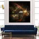 Bright nebula by Alain Gaymard on GIANT ART - black 3d art