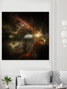 Bright nebula by Alain Gaymard on GIANT ART - black 3d art