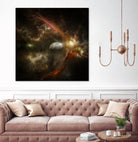 Bright nebula by Alain Gaymard on GIANT ART - black 3d art