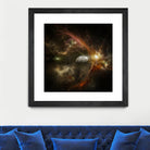 Bright nebula by Alain Gaymard on GIANT ART - black 3d art