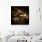 Bright nebula by Alain Gaymard on GIANT ART - black 3d art