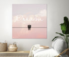 Dreamer by Donna Carter on GIANT ART - pink typography