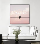 Dreamer by Donna Carter on GIANT ART - pink typography