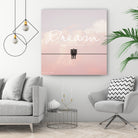 Dreamer by Donna Carter on GIANT ART - pink typography