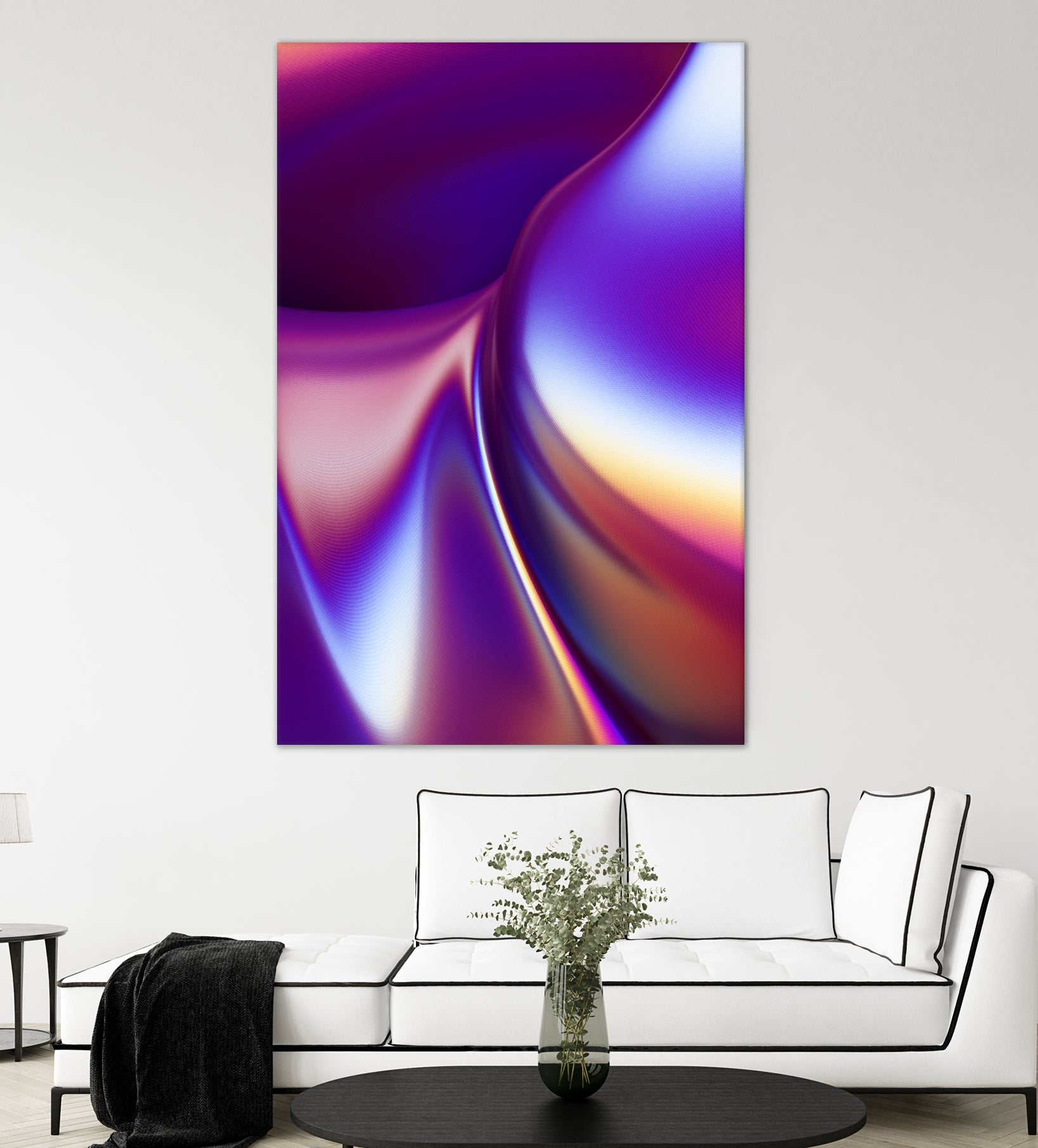 Purple Wave by Danny Jardim on GIANT ART - fuchsia digital painting