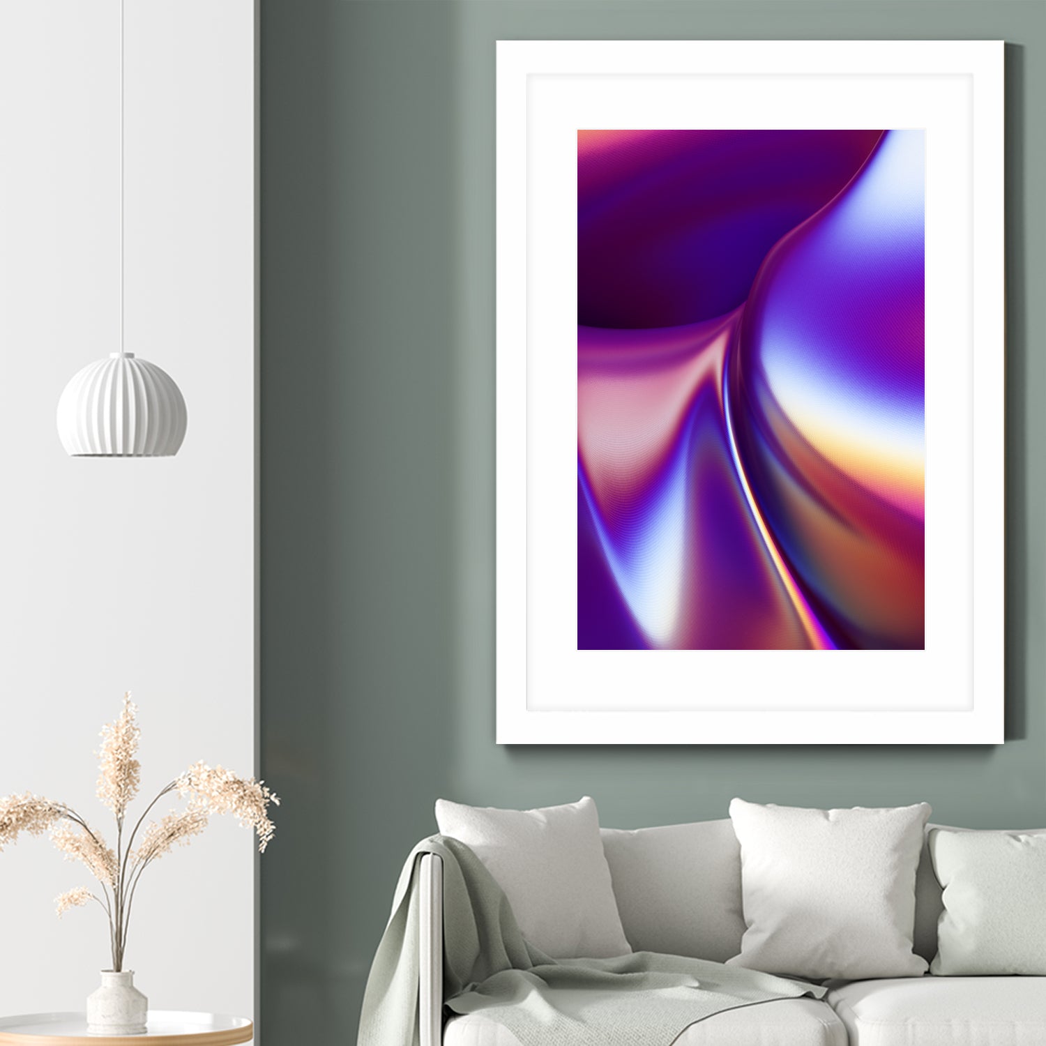 Purple Wave by Danny Jardim on GIANT ART - fuchsia digital painting