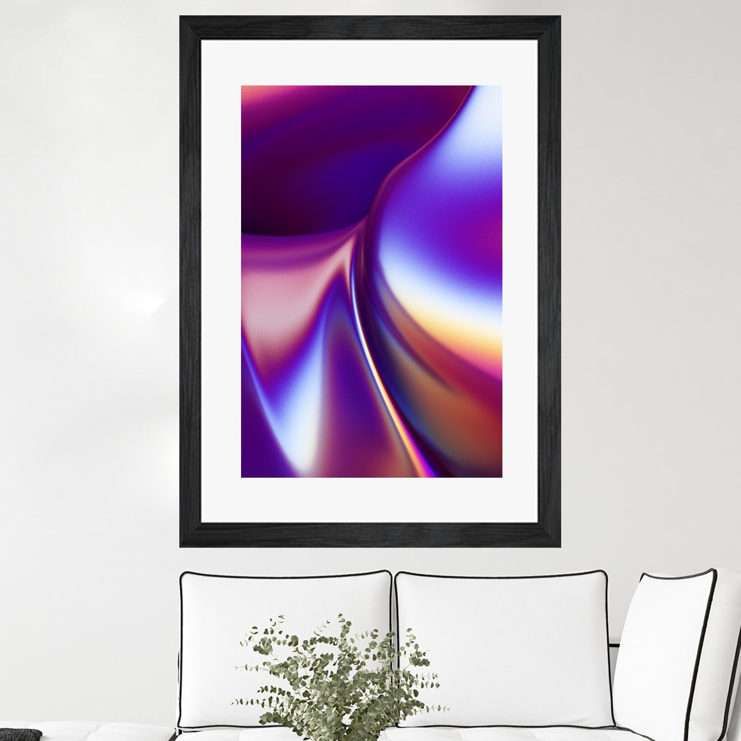 Purple Wave by Danny Jardim on GIANT ART - fuchsia digital painting