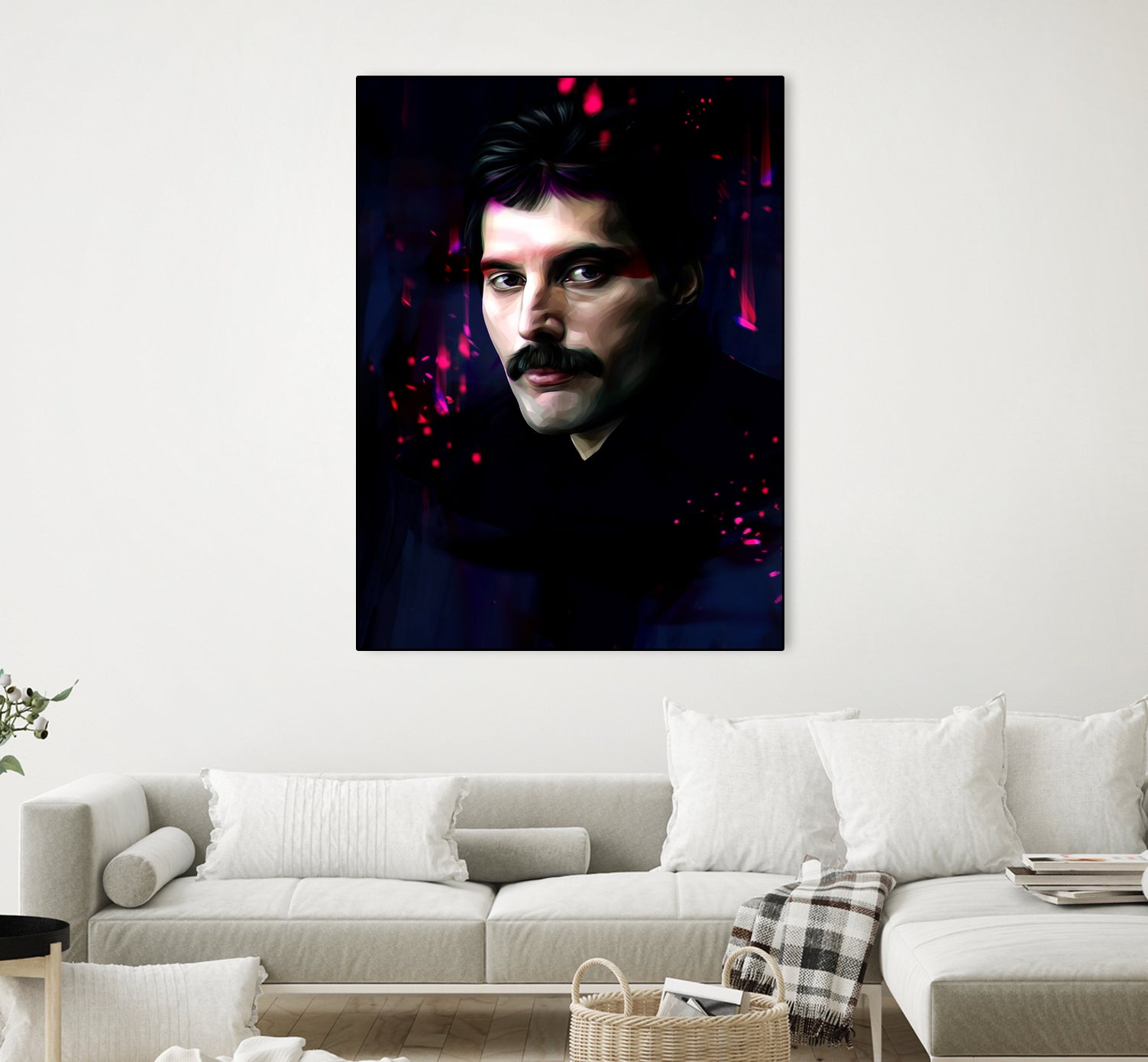 Freddie Mercury by Dmitry Belov on GIANT ART - black digital painting