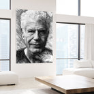 Anthony Bourdain by Rafael Salazar on GIANT ART - black mixed media