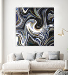 Marble in Grey and Black by Royal SunGate on GIANT ART - black digital painting