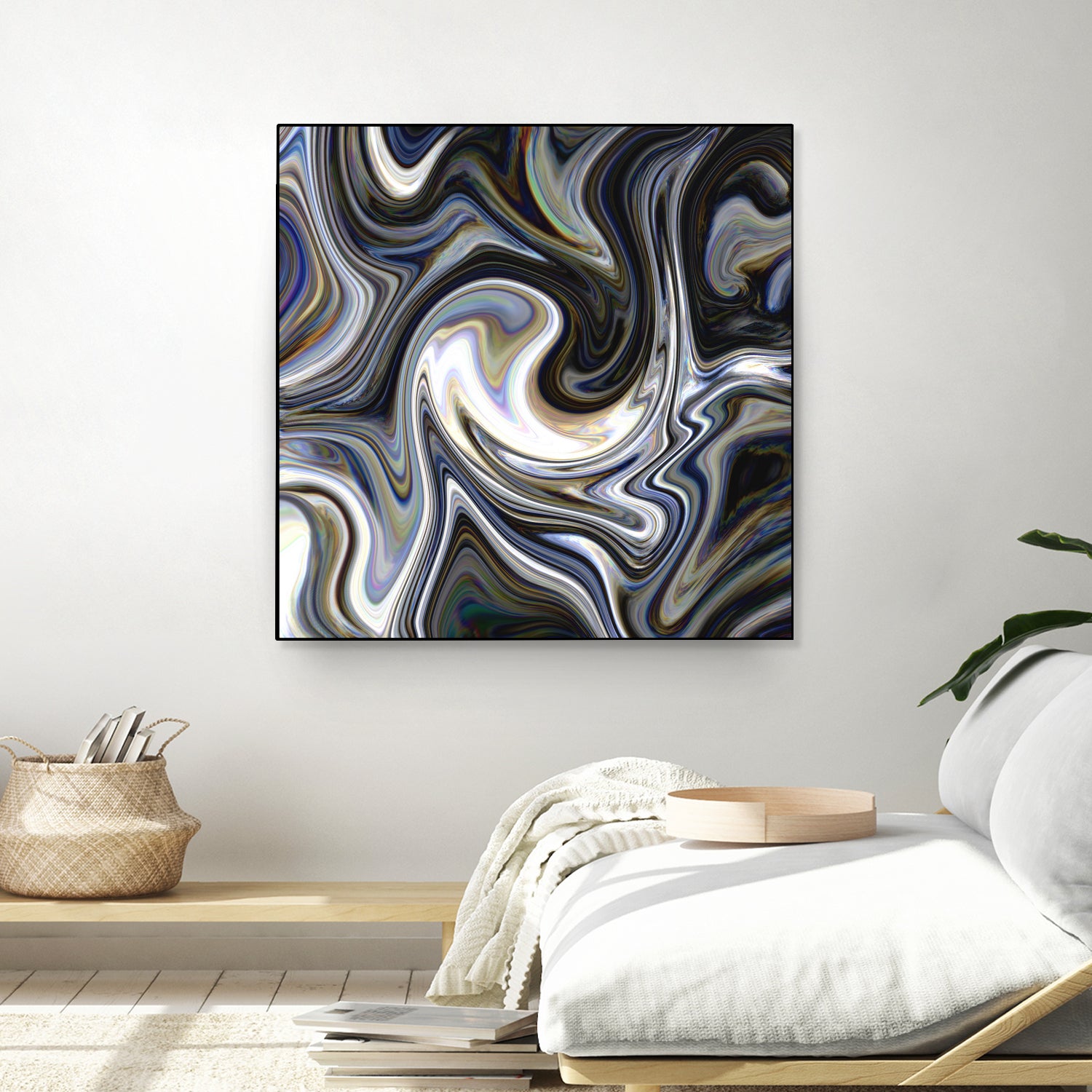 Marble in Grey and Black by Royal SunGate on GIANT ART - black digital painting