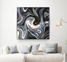 Marble in Grey and Black by Royal SunGate on GIANT ART - black digital painting