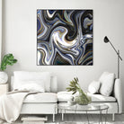 Marble in Grey and Black by Royal SunGate on GIANT ART - black digital painting