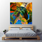 Retro Tropical Tiki Fantasy by Mar Cantón on GIANT ART - white digital painting