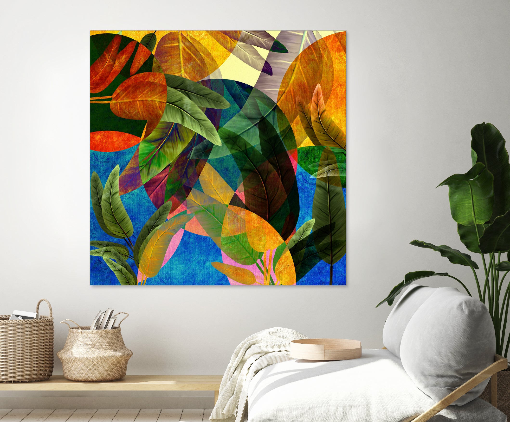 Retro Tropical Tiki Fantasy by Mar Cantón on GIANT ART - white digital painting