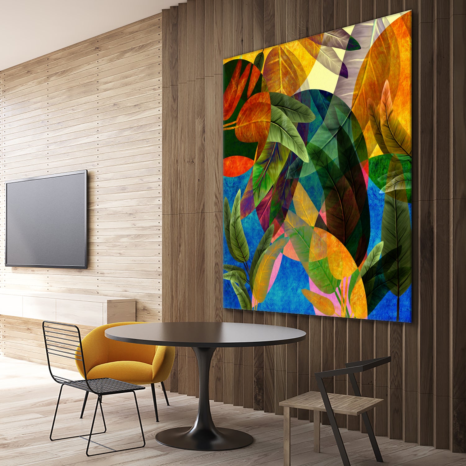 Retro Tropical Tiki Fantasy by Mar Cantón on GIANT ART - white digital painting