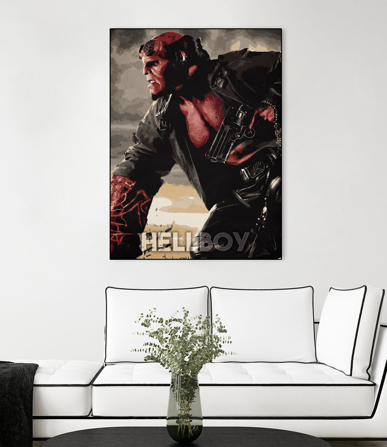 hellboy by Durro Art on GIANT ART - red character design